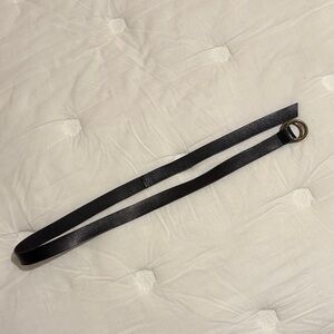 J. Crew Black Leather Belt